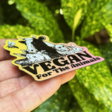 Vegan For The Animals - Sunset Magnet
