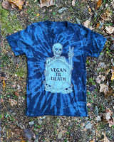Vegan Til Death - Blue Tie Dye