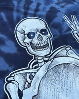 Vegan Til Death - Blue Tie Dye