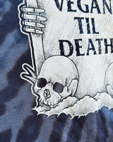 Vegan Til Death - Blue Tie Dye