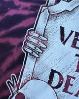 Vegan Til Death - Red Tie Dye