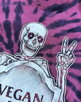 Vegan Til Death - Red Tie Dye