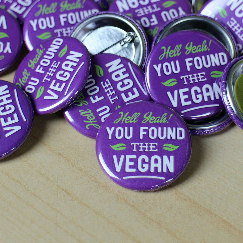 Found The Vegan button