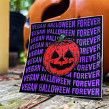 Vegan Halloween Forever Pumpkin - Sticker