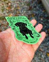 Adoption Is Enchanting Dog Sticker