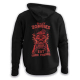 Burger Zombie - Fleece Pullover Hoodie