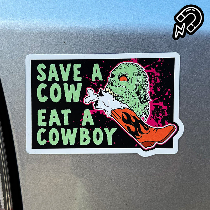 Save A Cow - Magnet
