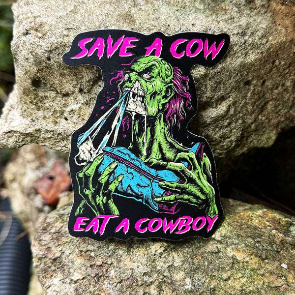 Save A Cow - Sticker