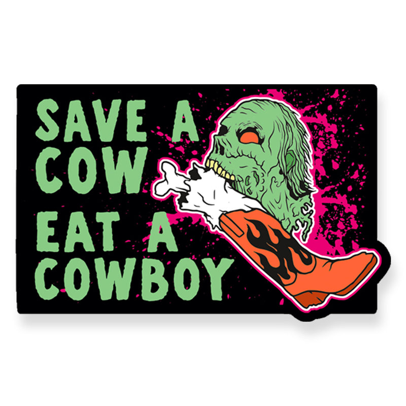 Save A Cow - Sticker