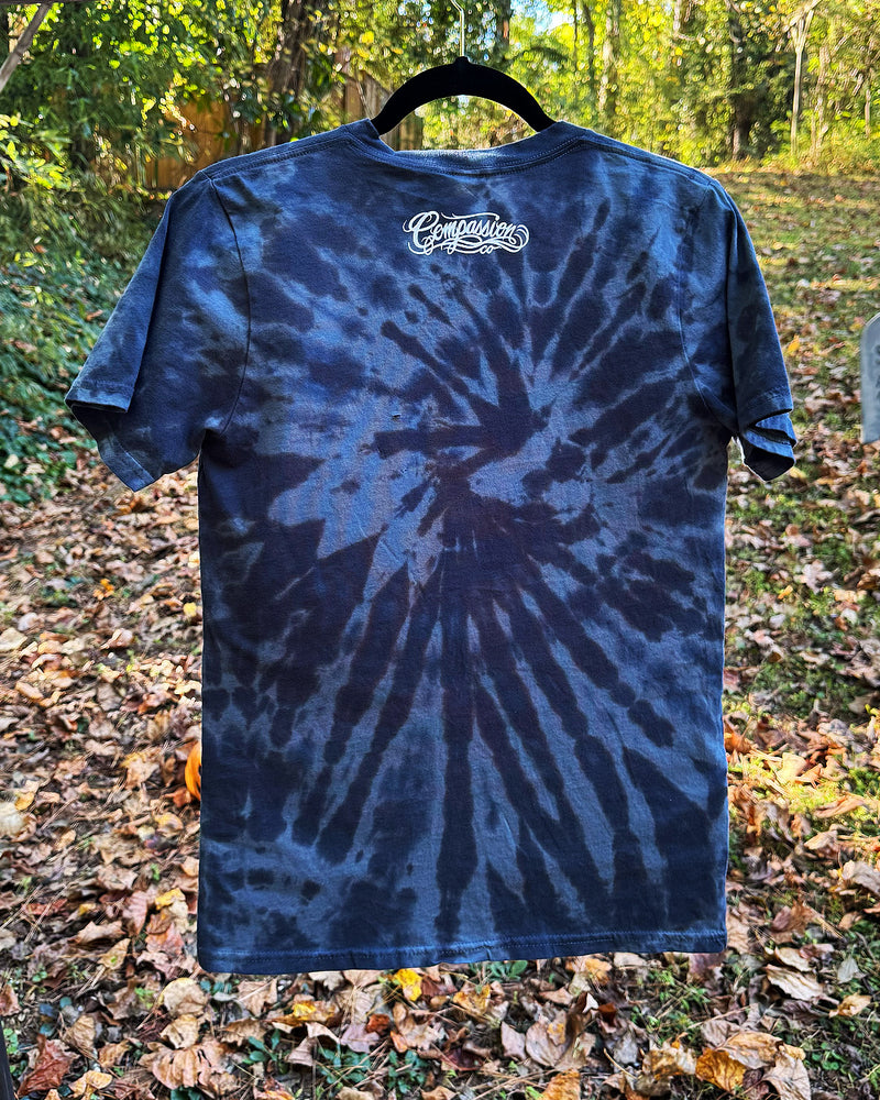 Vegan Til Death - Blue Tie Dye