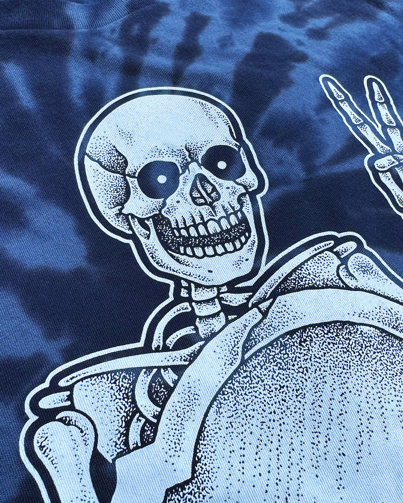 Vegan Til Death - Blue Tie Dye