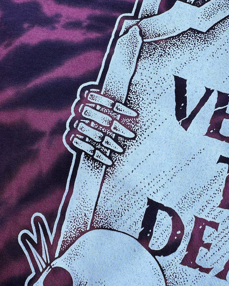 Vegan Til Death - Red Tie Dye