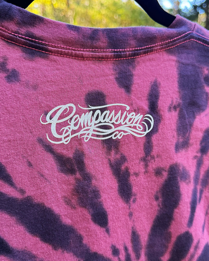 Vegan Til Death - Red Tie Dye