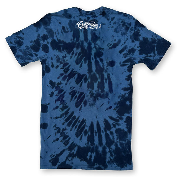 Vegan Til Death - Blue Tie Dye