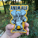 Animals Are Not Property - Sticker