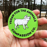 Vegan For The Animals - Sticker