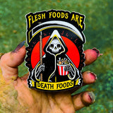 Flesh Foods Are Death Foods - Sticker