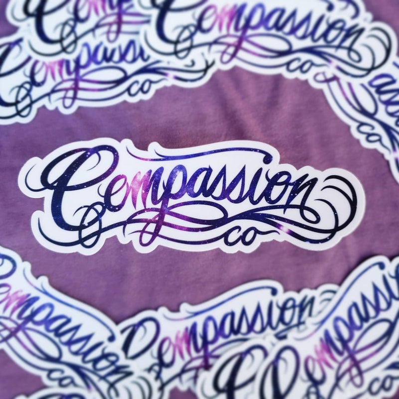 Compassion Co - Nebula Logo Sticker