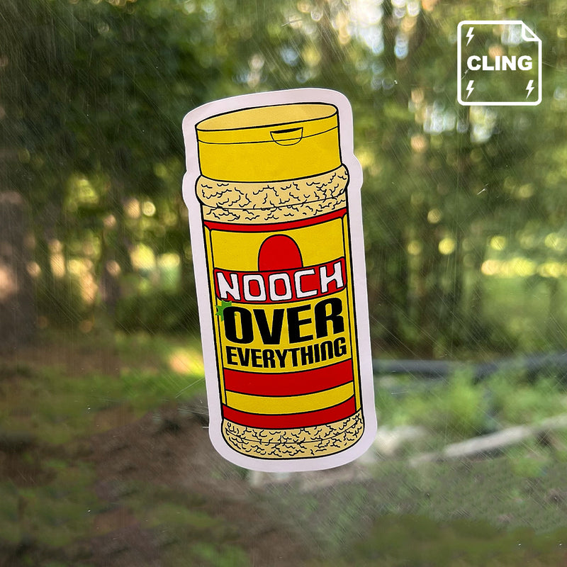 Nooch Over Everything - Static Cling