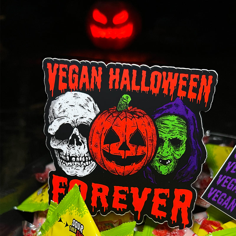 Vegan Halloween Forever Trio - Sticker