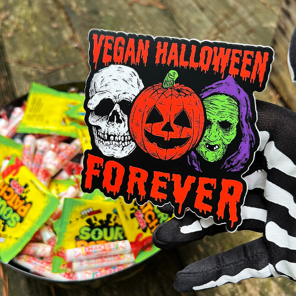 Vegan Halloween Forever Trio - Sticker